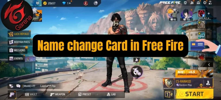 image of How To Get A Name Change Card in Free Fire